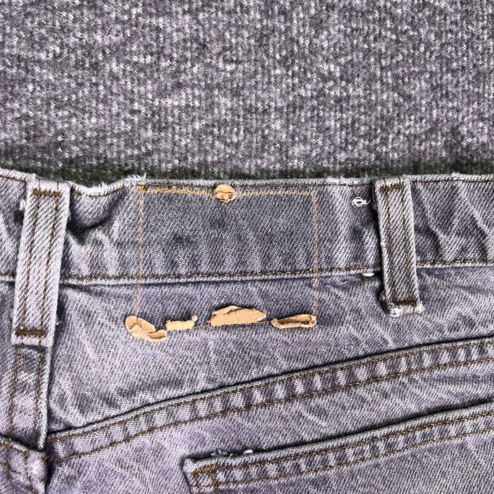 Levis 517 Denim Shorts Mens 34 Grey‎ Orange Tab Vintage Casual Made In USA 90s